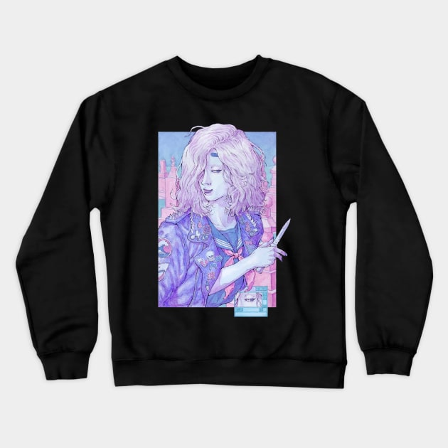 noh face Crewneck Sweatshirt by beachghost